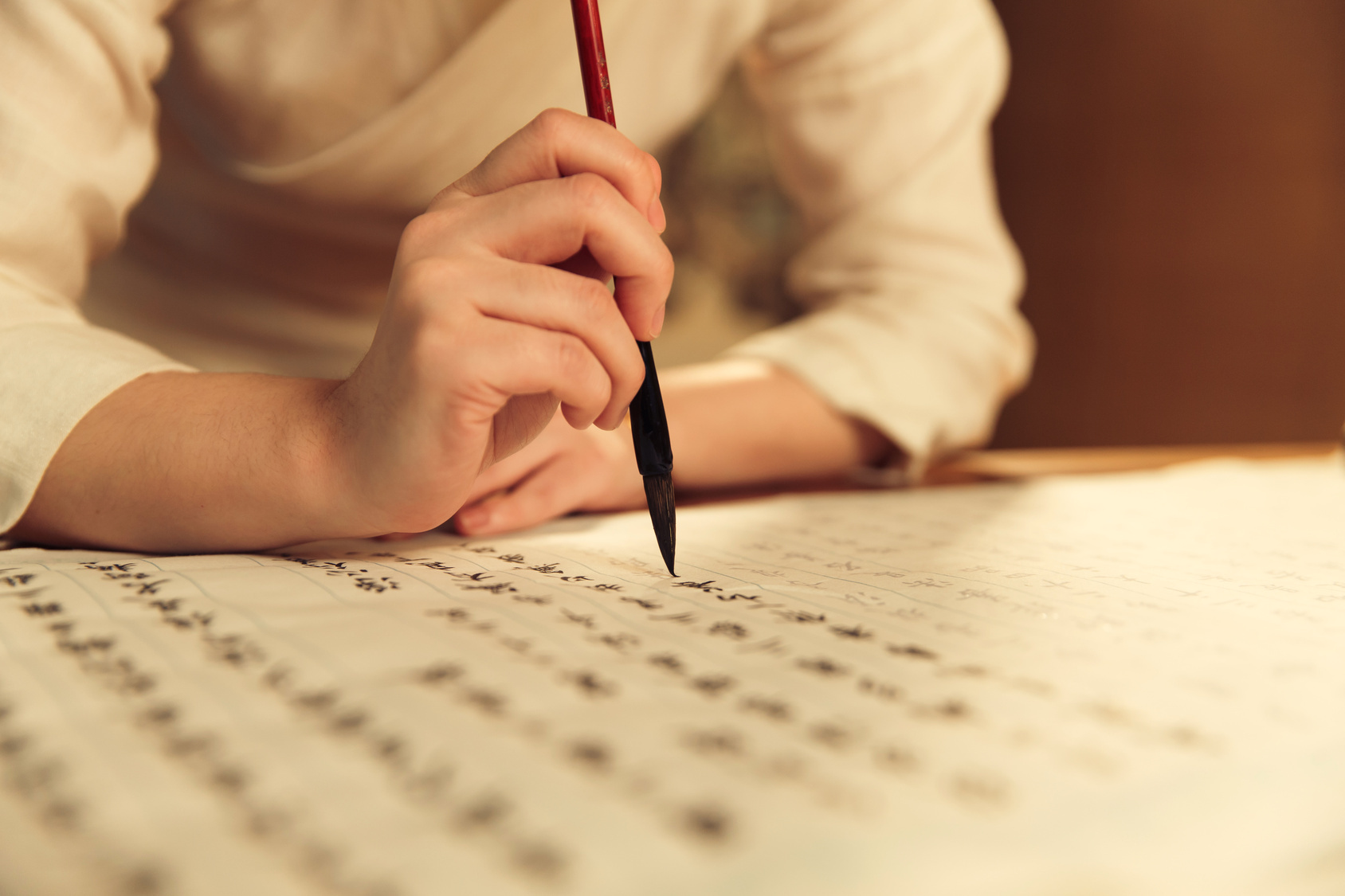 Traditional Writing session at Well-Kom Day